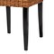 Bali & Pari Manrico Modern Bohemian Wood and Natural Rattan 2-Piece Dining Chair Set 238-2PC-13218-ZORO - alternate 4